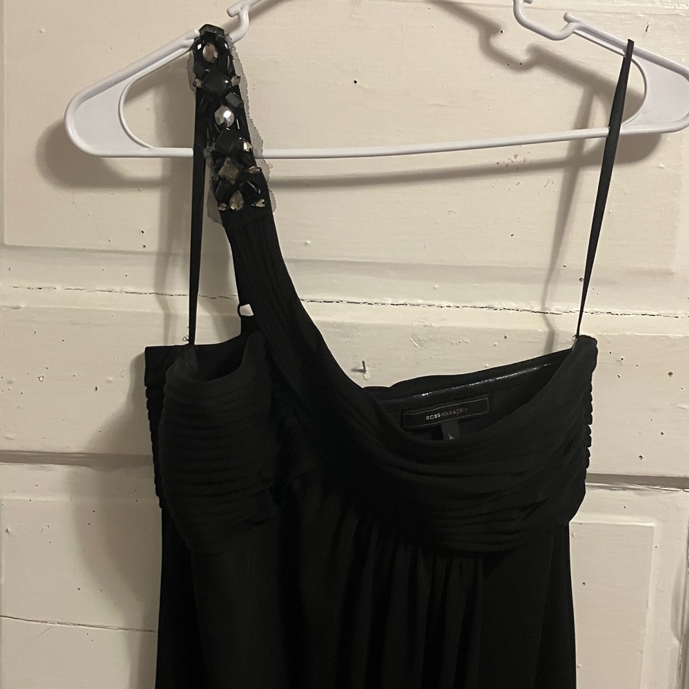 Like new. Max Azara. Sz M   Bust 32-33” one shoulder with adjustable strap n